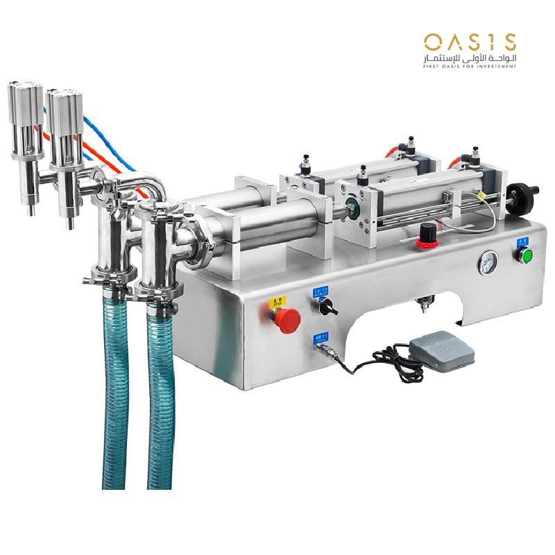 UF-100-DL: Double head liquid filling machine 5-100ml